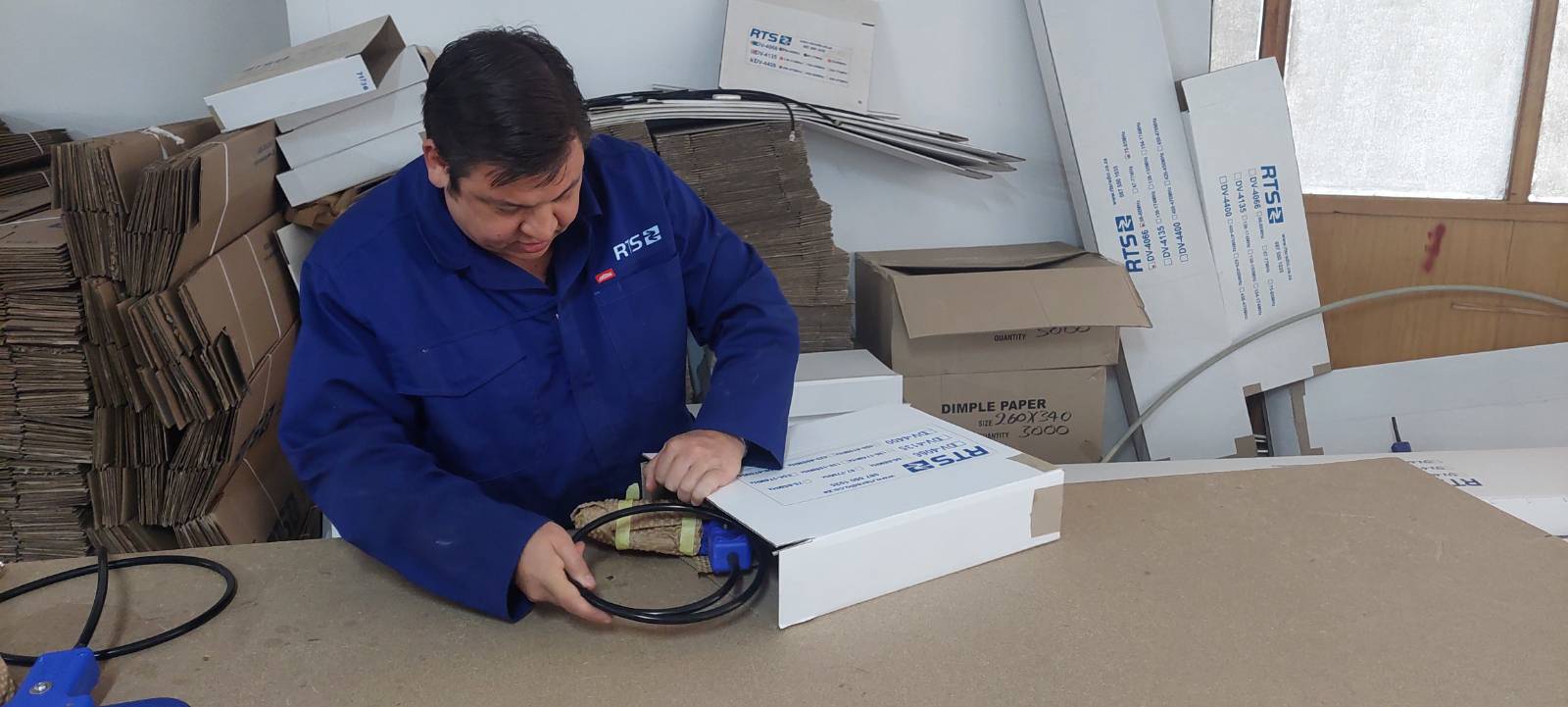 RTS antenna delivery preparation